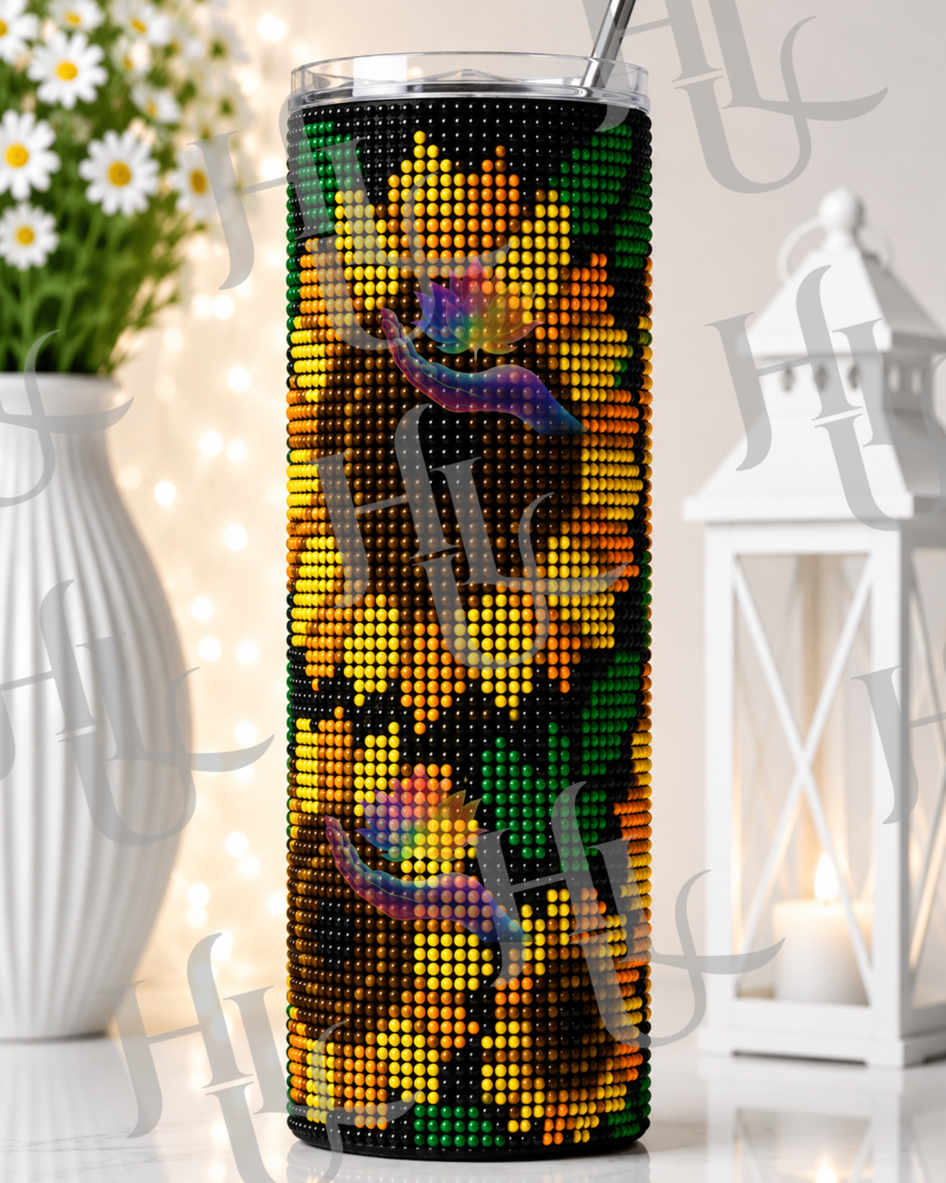 Petals & Sunshine diamond art canvas