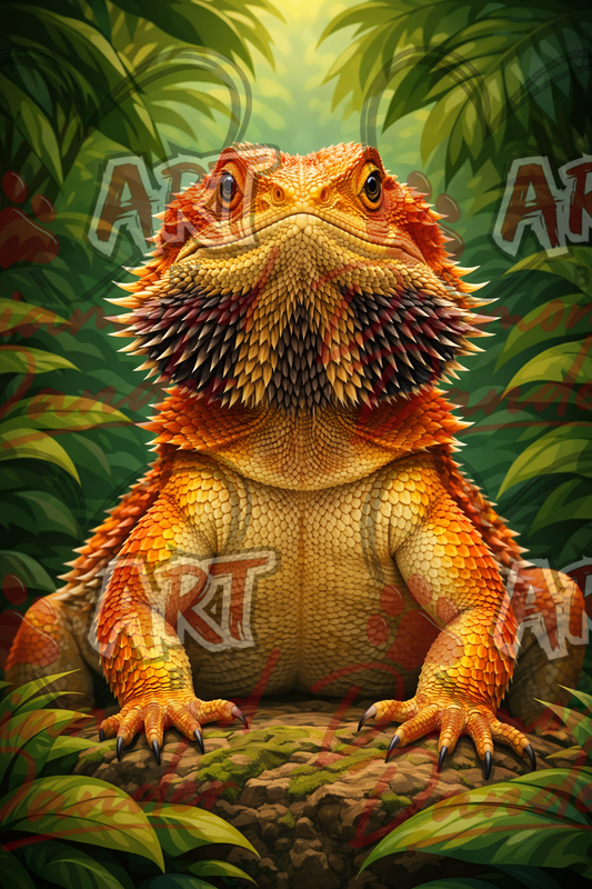 Art By Diamond Dander - Leaf King Dragon