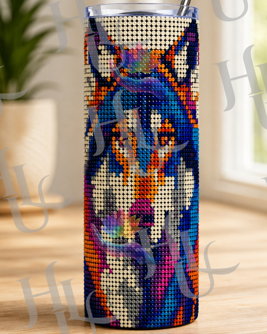 Midnight Mosaic diamond art canvas
