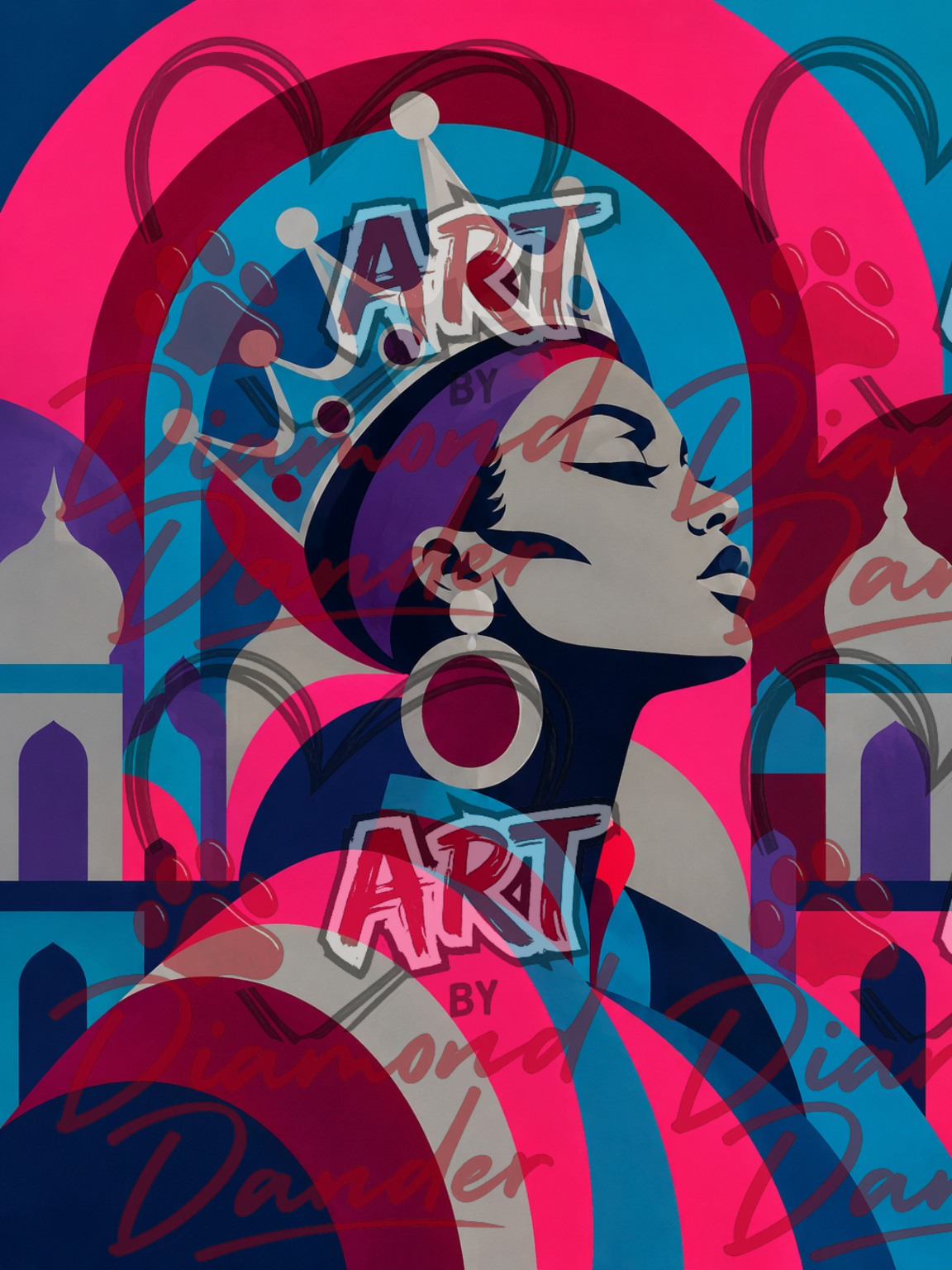 Art By Diamond Dander - Palace Queen
