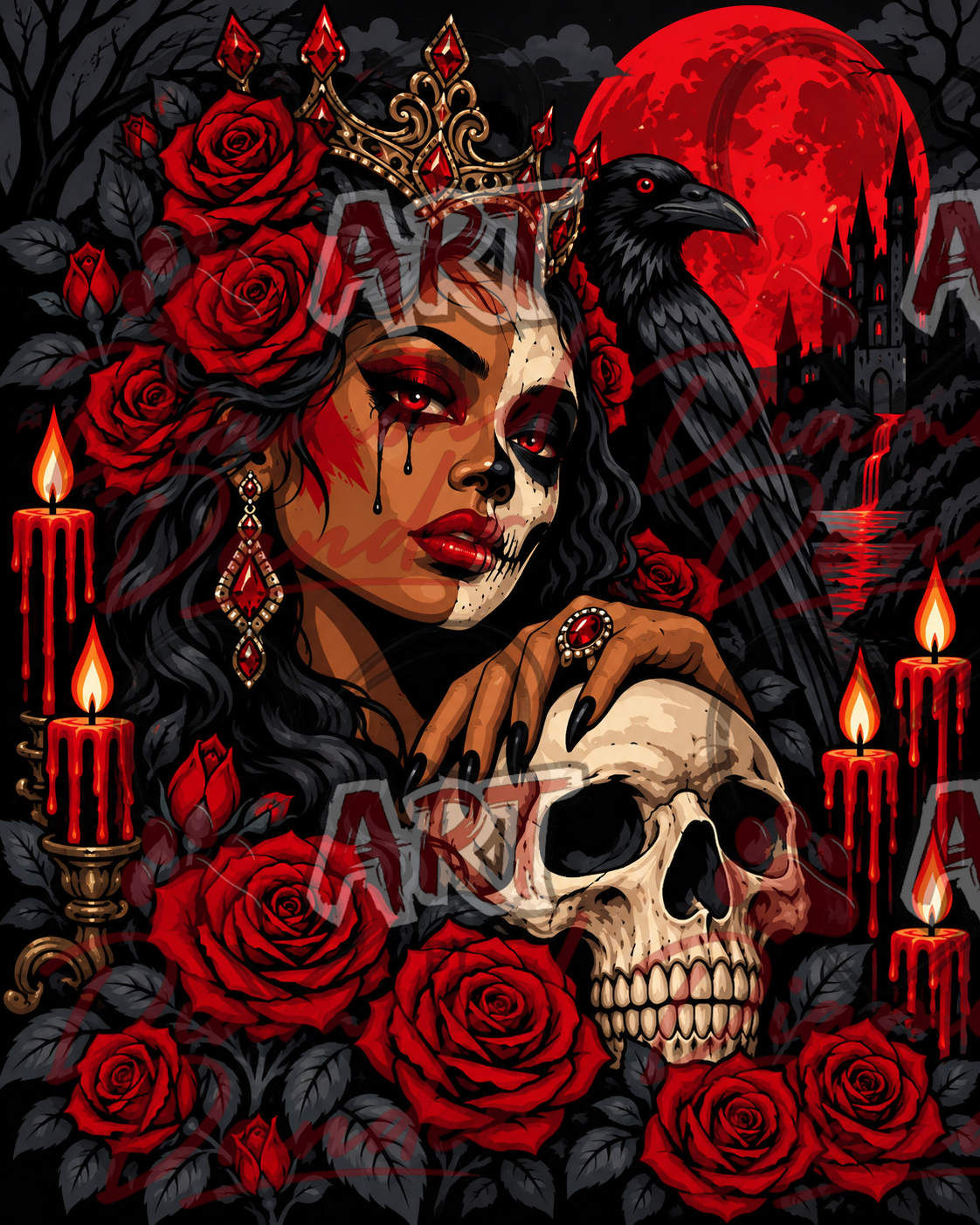 Art By Diamond Dander - Scarlet Nocturne