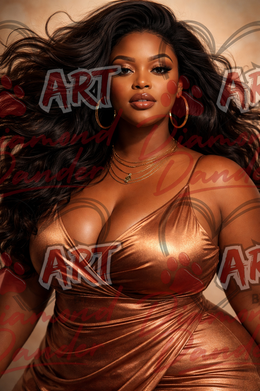 Art By Diamond Dander - She Patterns Her Own Light
