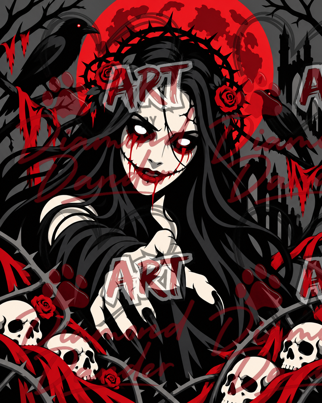 Art By Diamond Dander - The Thorn Empress