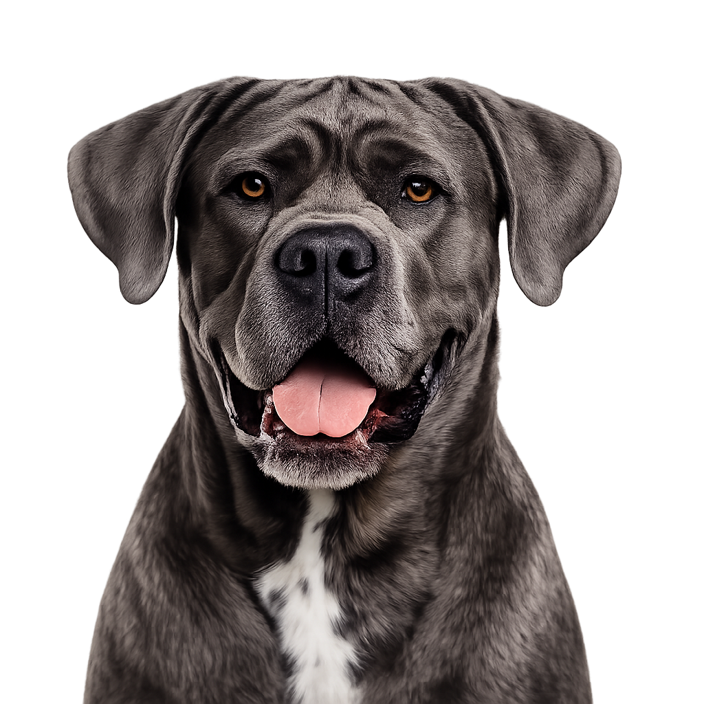 Cane Corso natural ears diamond art canvas