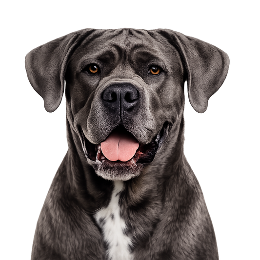 Cane Corso natural ears diamond art canvas