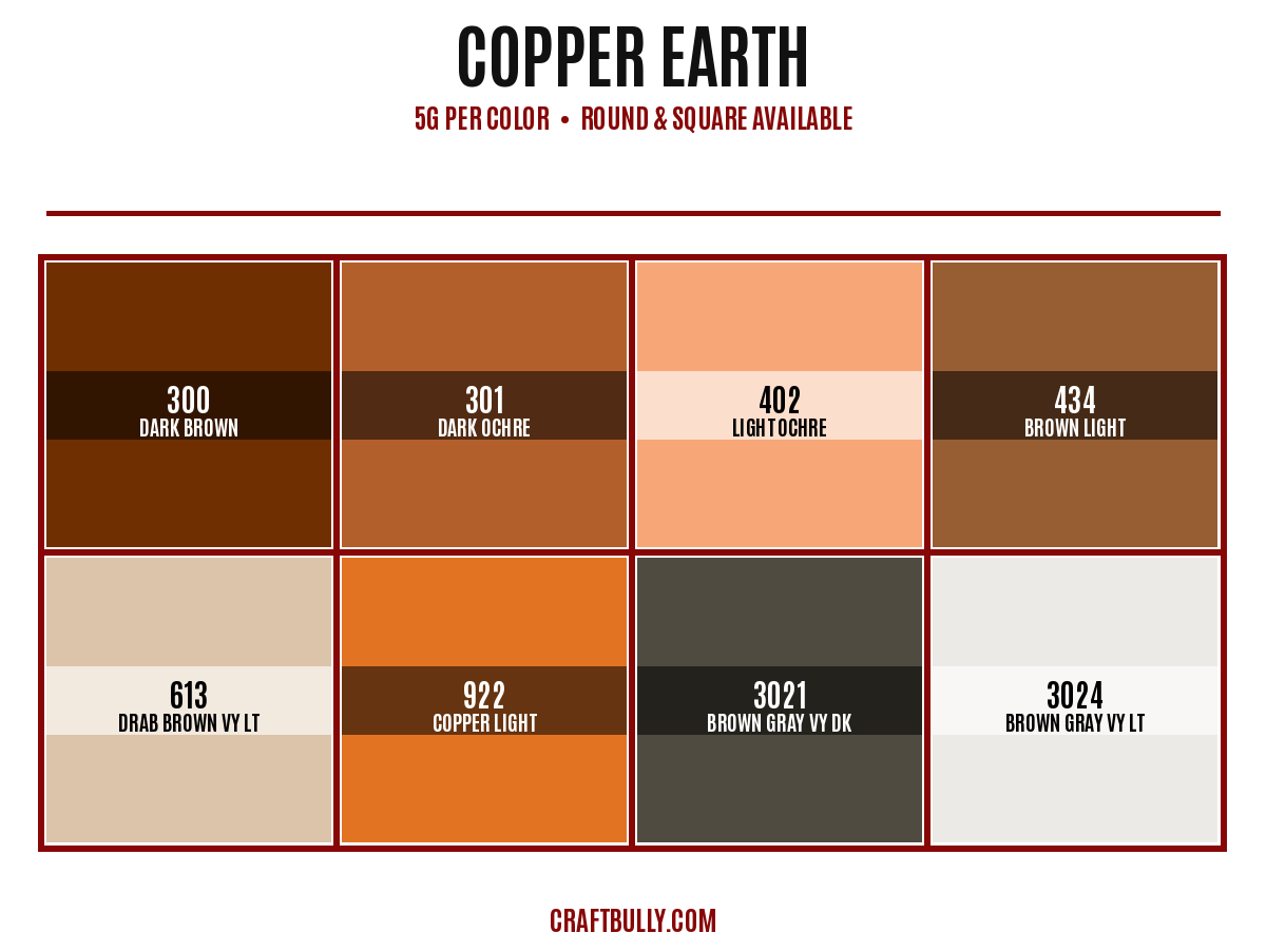 Copper Earth Diamond Dander Scoop Bundle