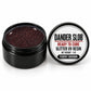 Craft Bully Dander Slob Furry Brown glitter UV resin in a 1 oz black jar.
