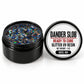 Craft Bully Dander Slob Heel No glitter UV resin in a 1 oz black jar.