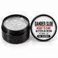 Craft Bully Dander Slob Mr. Peabody glitter UV resin in a 3 oz black jar.