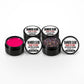 Craft Bully Dander Slob Mystery Slob 4 pack of 1 oz glitter UV resin jars, two open to show fine and chunky glitter.