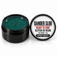 Craft Bully Dander Slob Nipsey Nuzzle glitter UV resin in a 3 oz black jar.