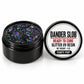 Craft Bully Dander Slob Pawty Pup glitter UV resin in a 1 oz black jar.