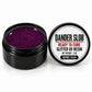 Craft Bully Dander Slob Spike Flea glitter UV resin in a 3 oz black jar.