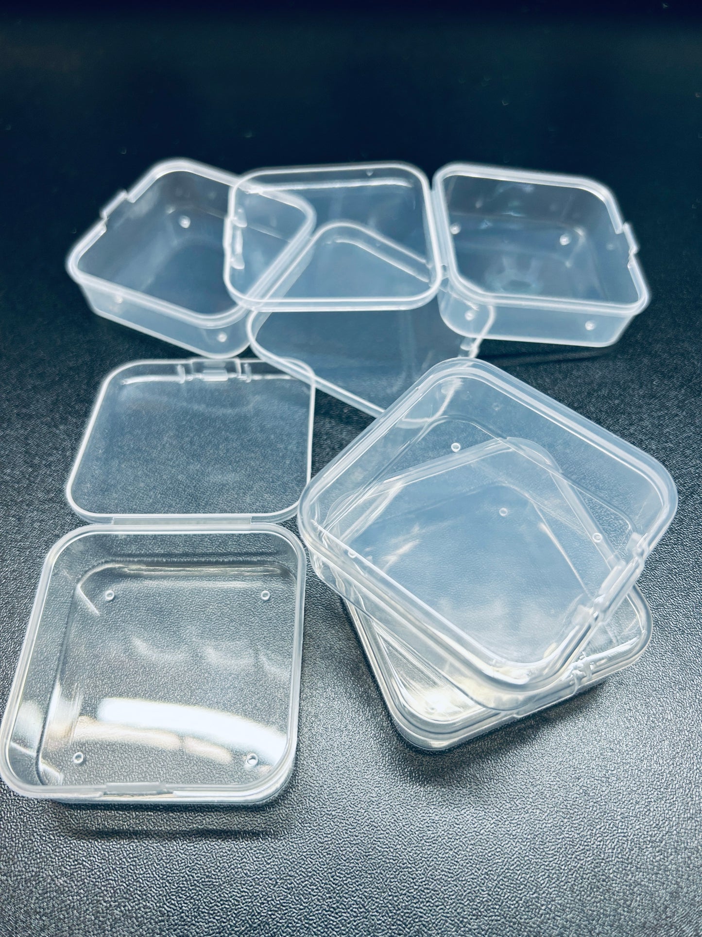 Mini Clear Plastic Storage Containers 10 Pack