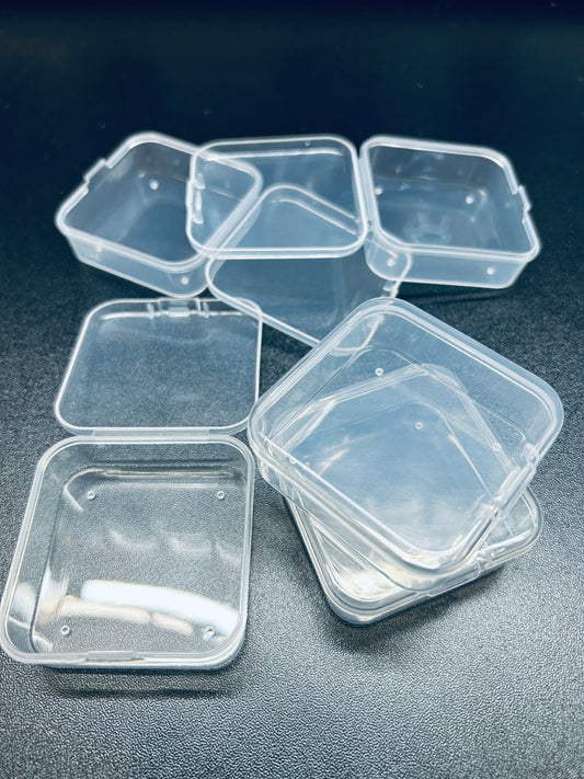 Mini Clear Plastic Storage Containers 10 Pack