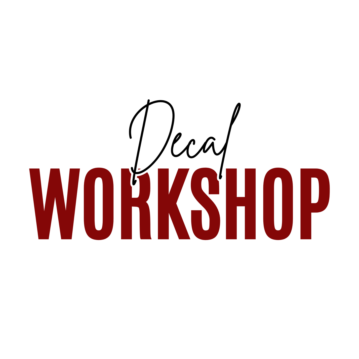 The Bully Pen: Decal Workshop