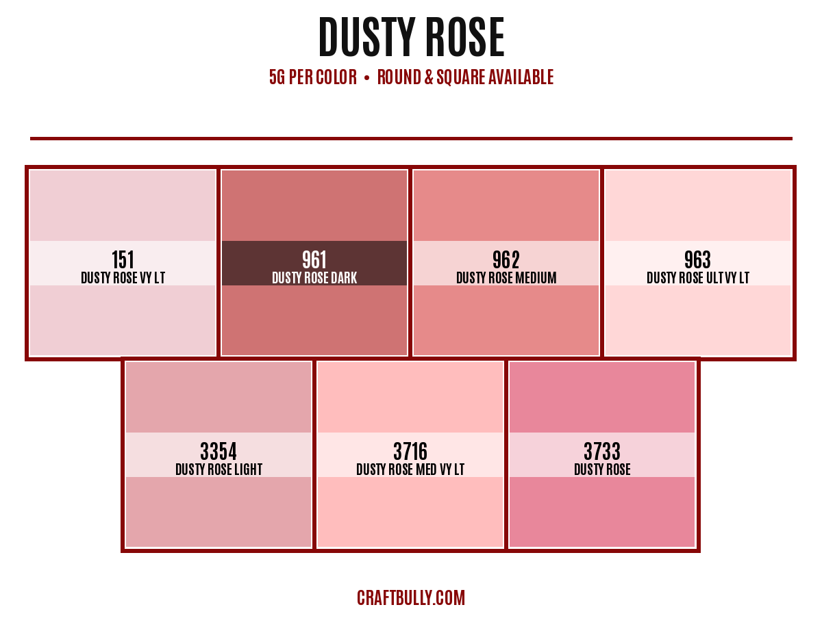 Dusty Rose Diamond Dander Scoop Bundle