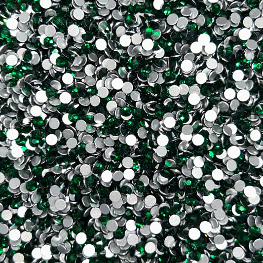 Diamond Dander: SS10 Emerald Glass Rhinestones