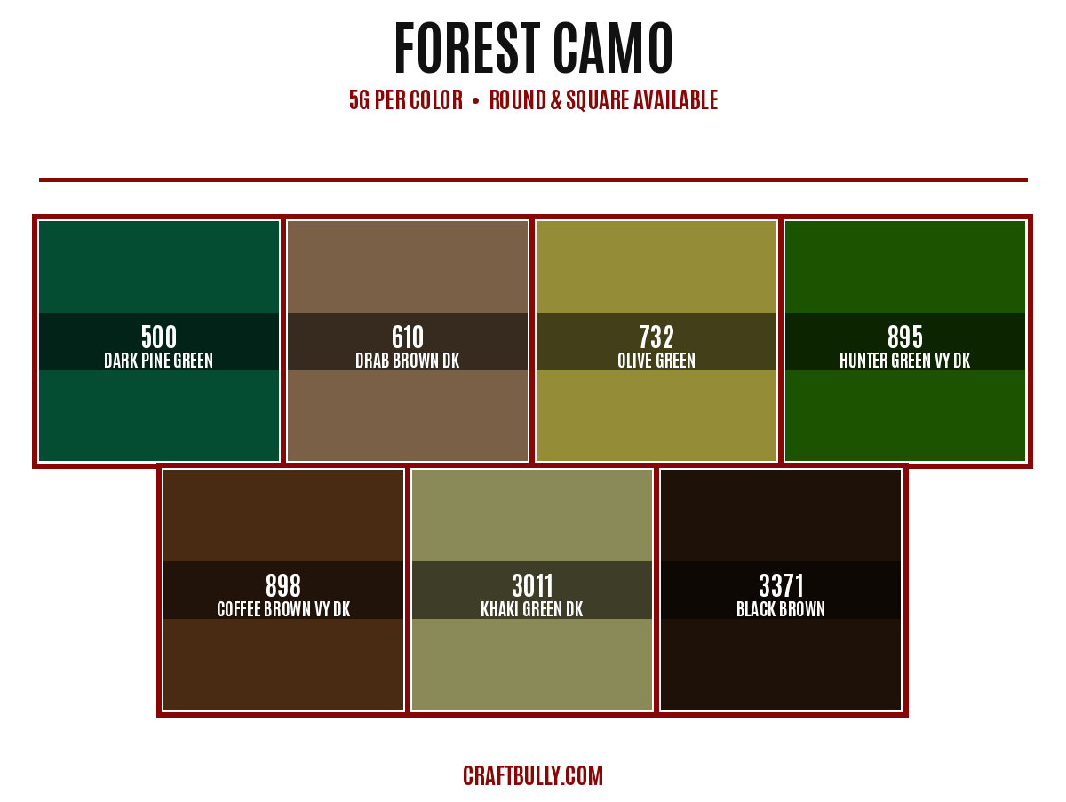 Forest Camo Diamond Dander Scoop Bundle