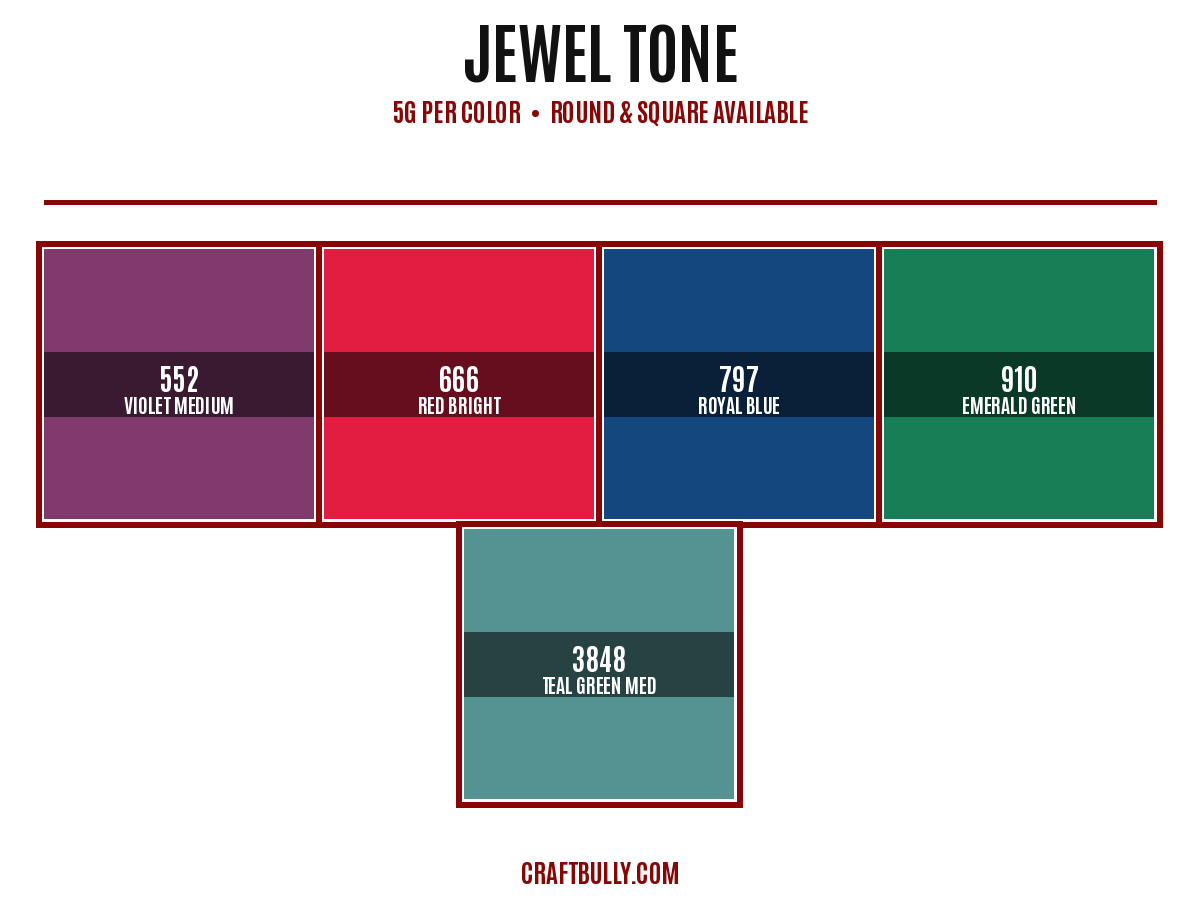 Jewel Tone Diamond Dander Scoop Bundle
