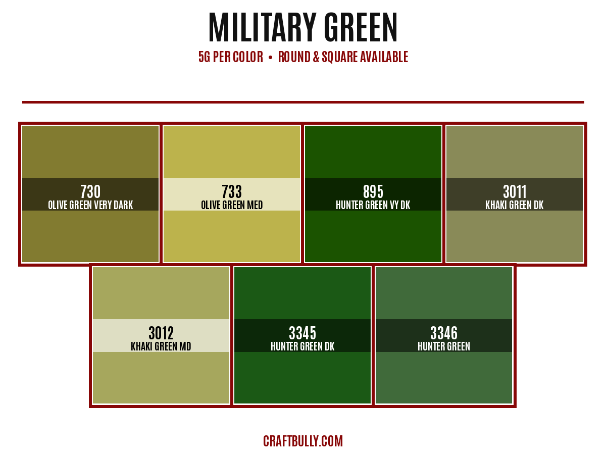Military Green Diamond Dander Scoop Bundle