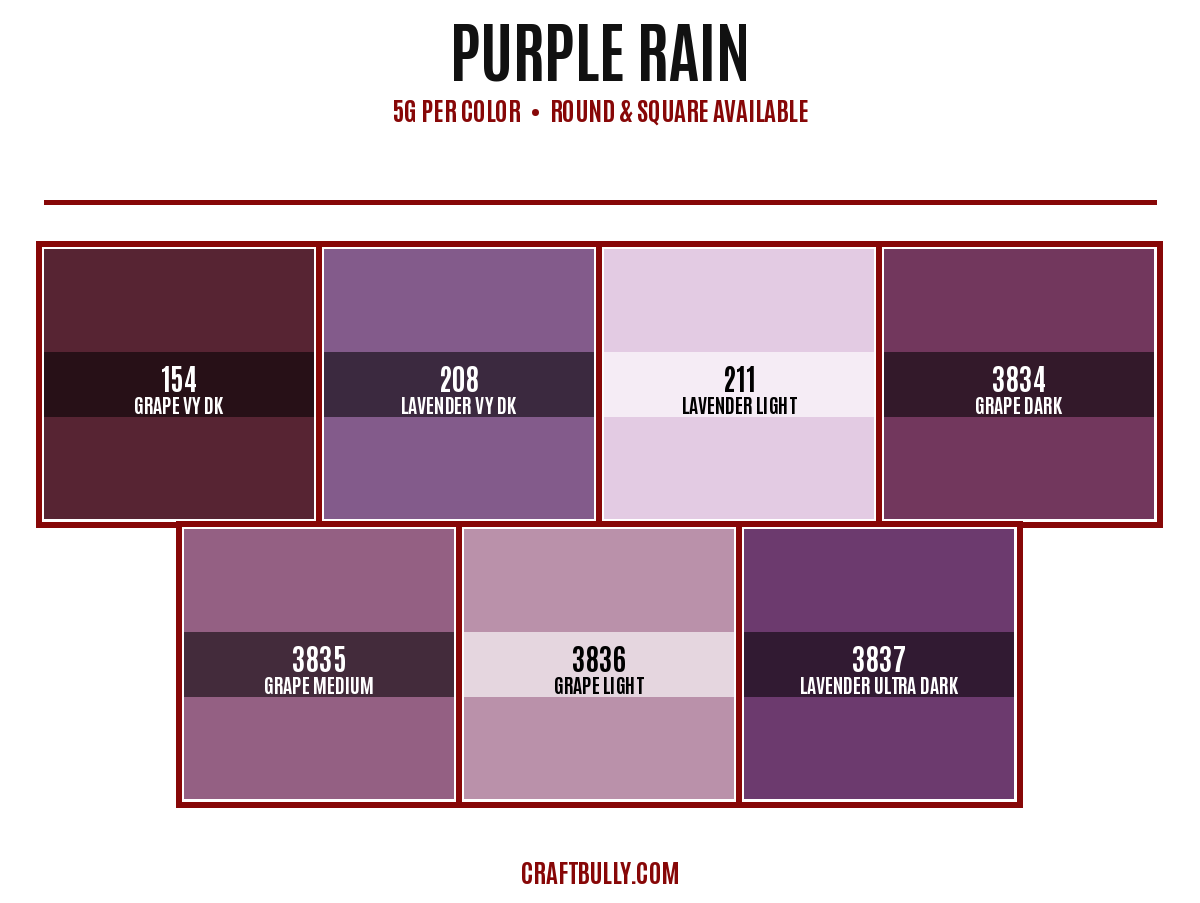 Purple Rain Diamond Dander Scoop Bundle
